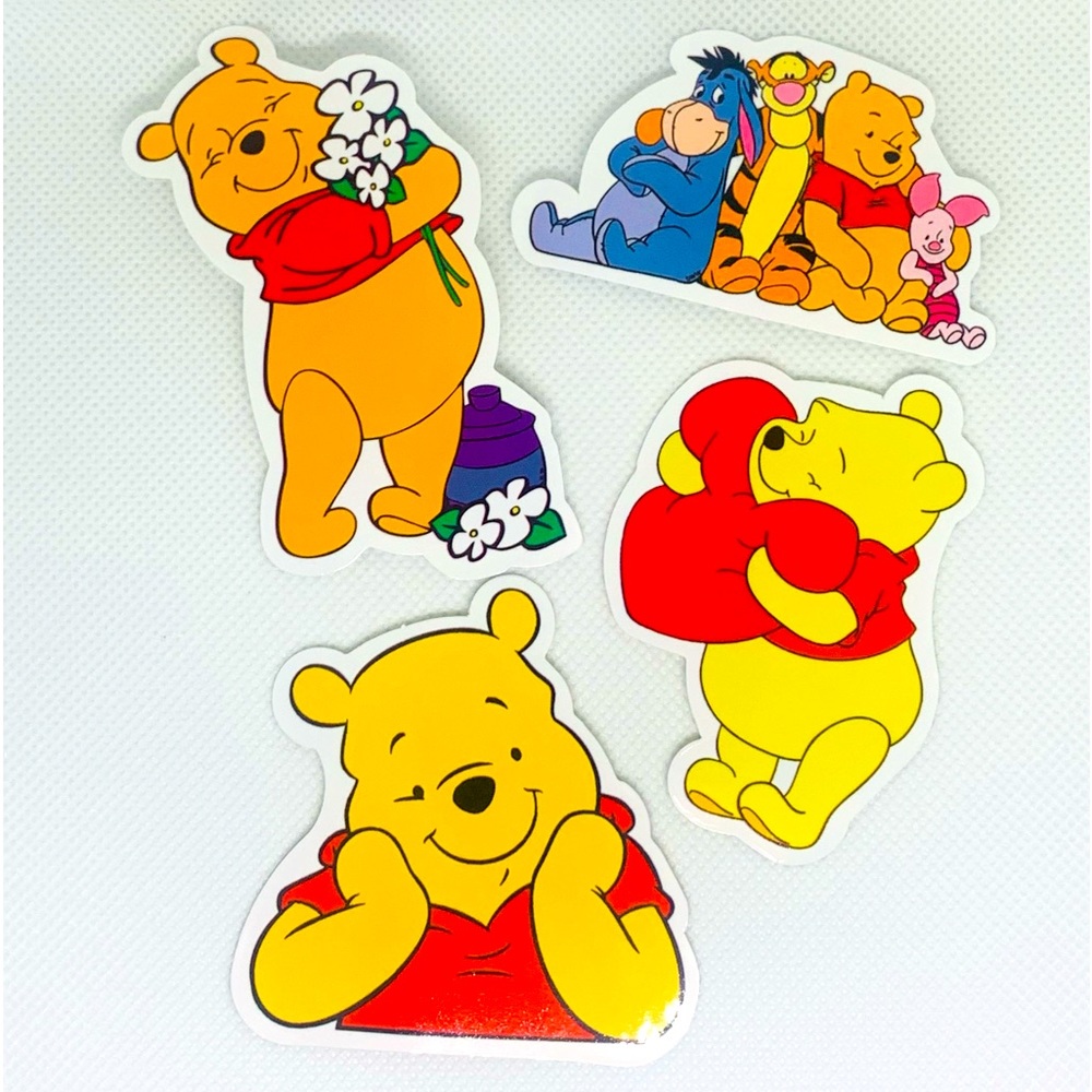 Pooh bear heart set